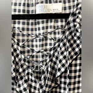 Black and White Checked Dress